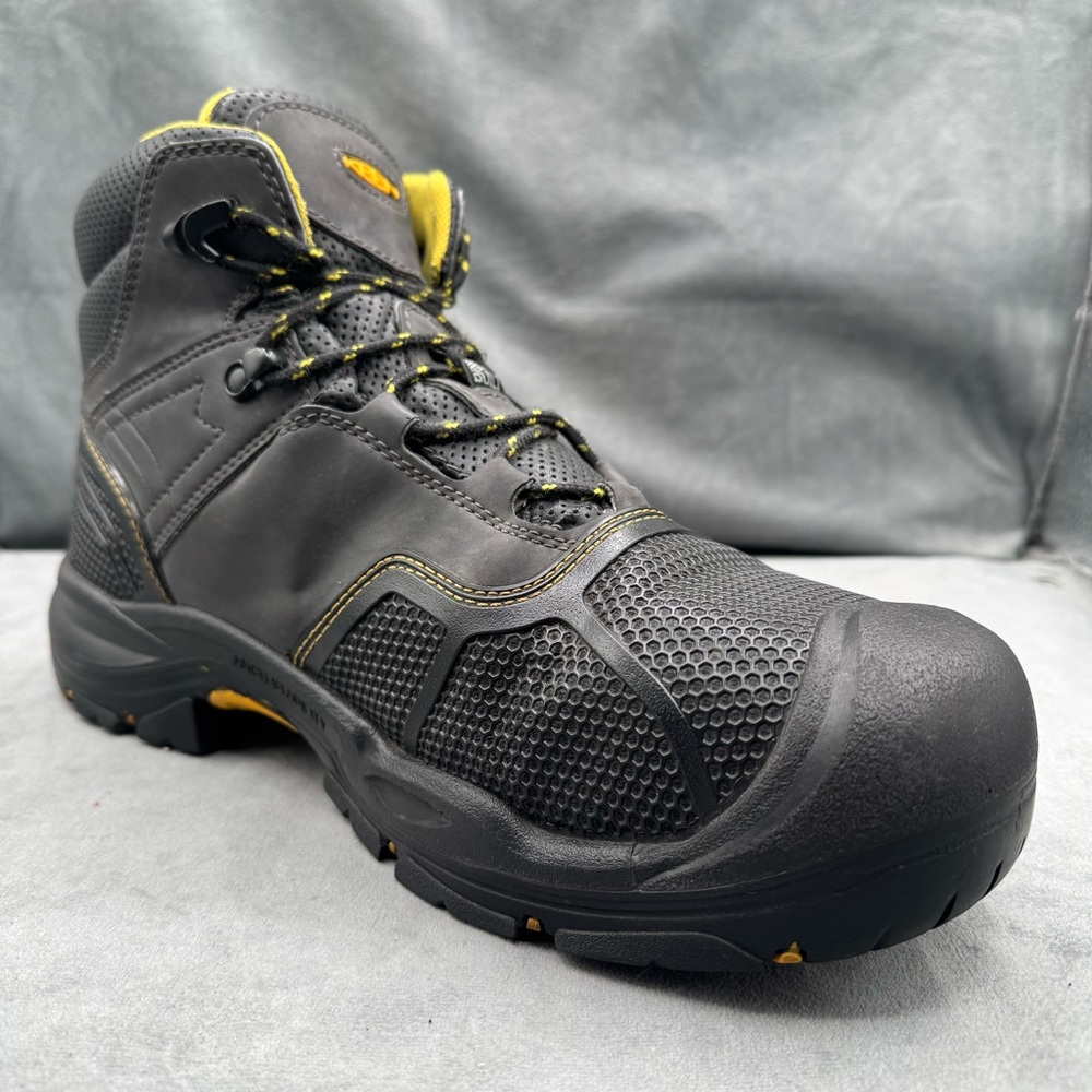 KEEN Utility Logandale 6” WP Men’s 13D Raven Black Soft‎ Toe Work Boots - Picture 8 of 16